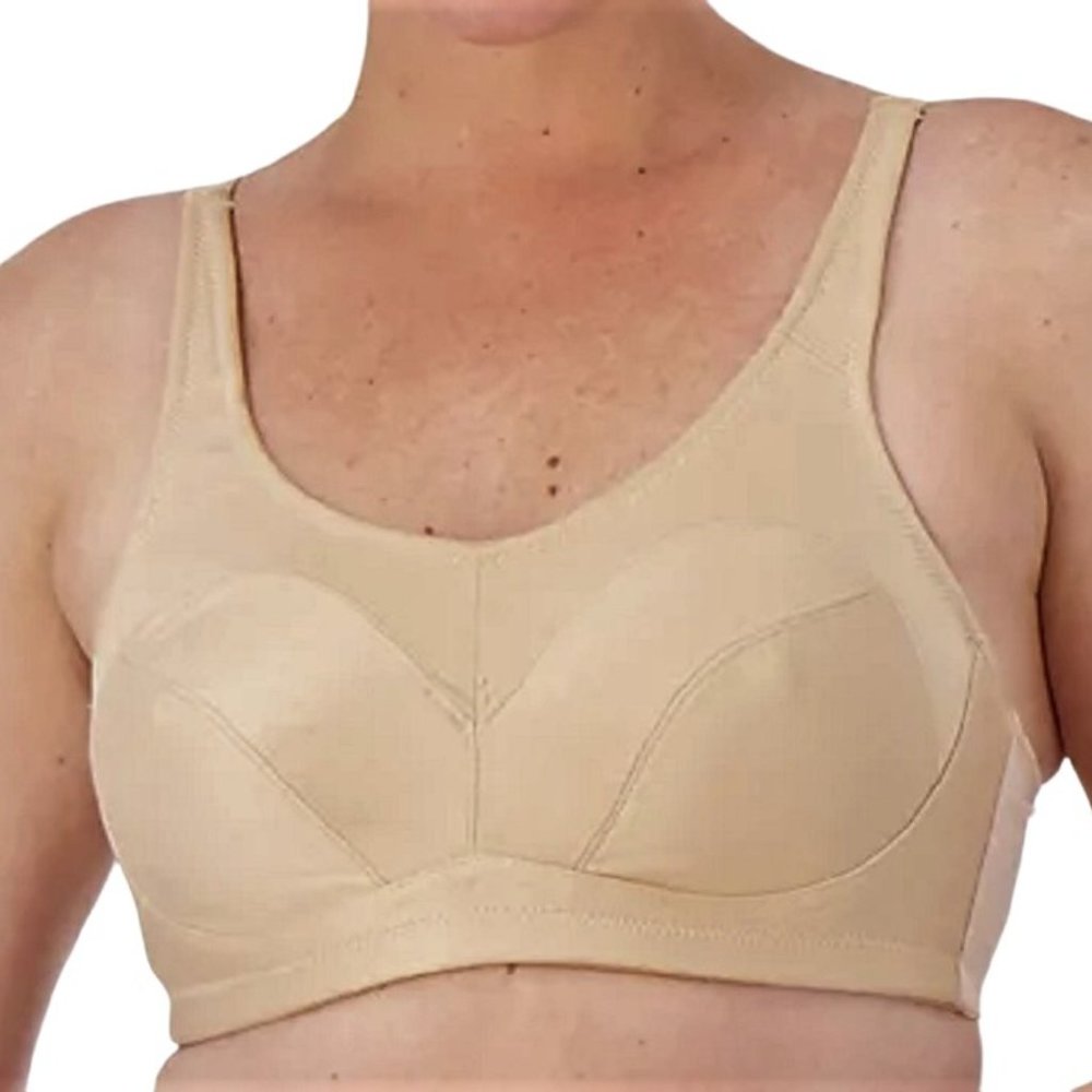 Breezies Underwire Solid Support Bra 42d - image 6